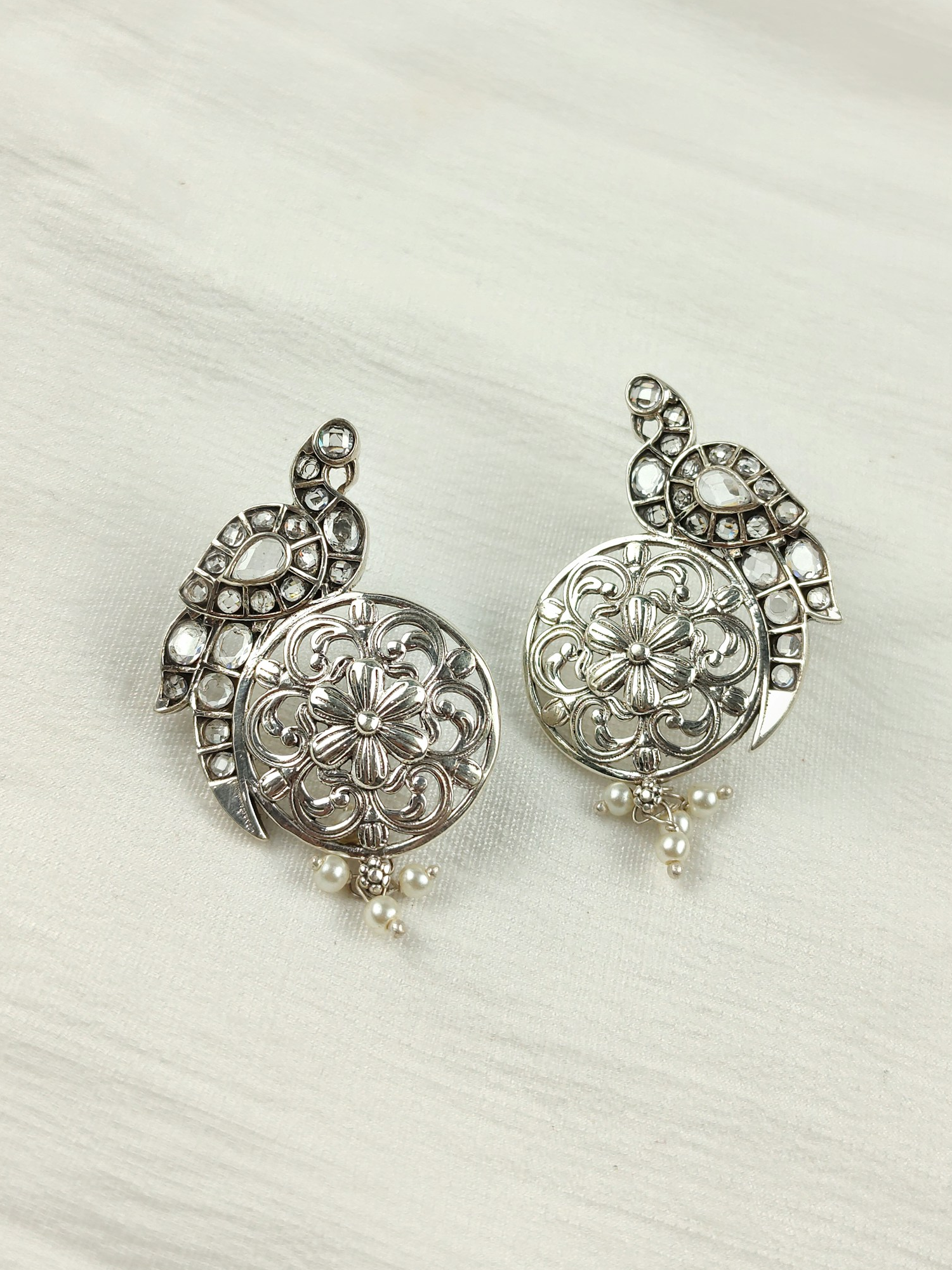 Aurelia Heritage Silver Earrings