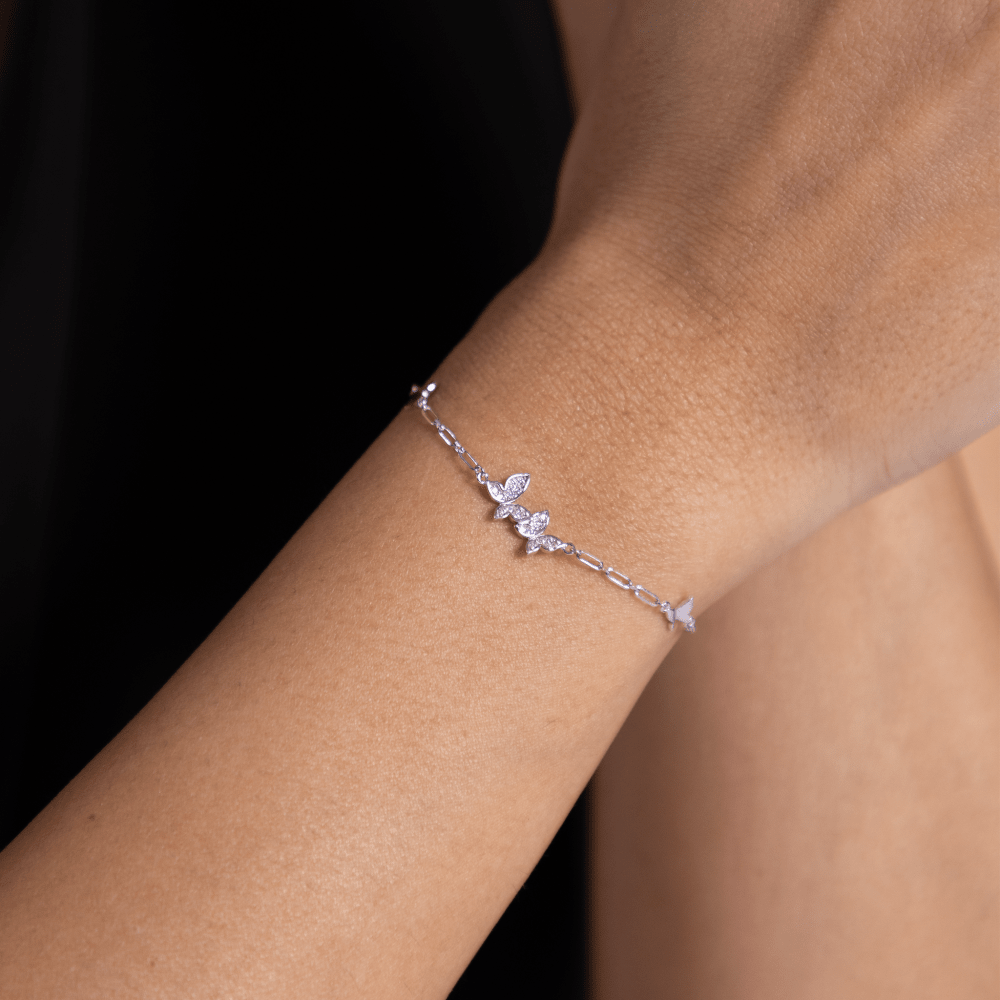 Flutter Spark Silver Bracelet - Onira Jewels