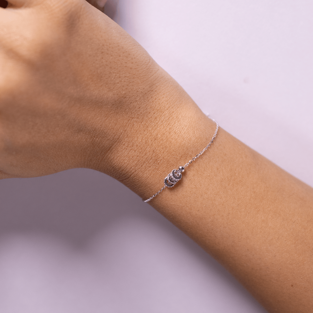 Interlocking Trio Ring Bracelet - Onira Jewels