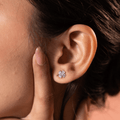 Petite Floral Spark Studs - Onira Jewels