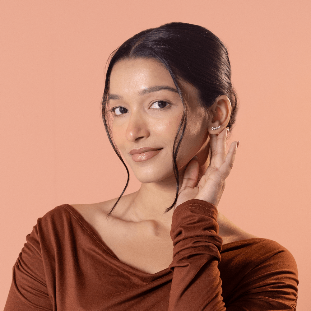 Linear Spark Stud Earrings - Onira Jewels