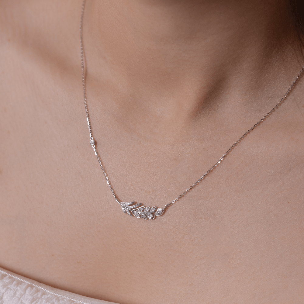 Feather Grace Necklace - Onira Jewels