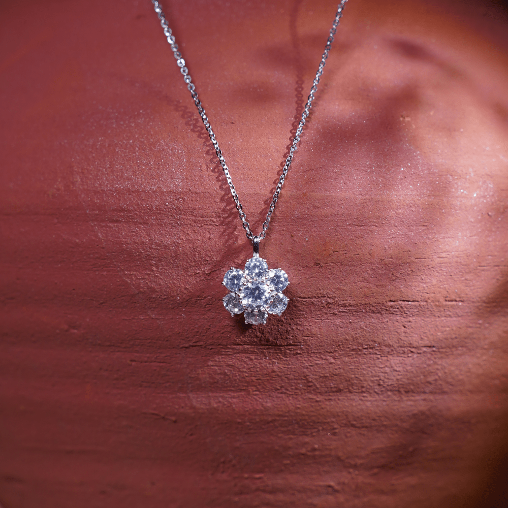 Floral Cluster Necklace