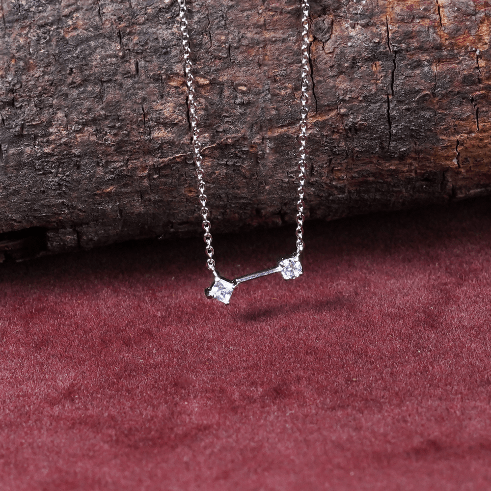 Twin Spark Drop Necklace - Onira Jewels