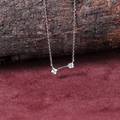 Twin Spark Drop Necklace - Onira Jewels