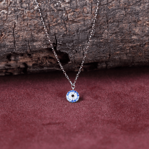 Blue Evil Eye Necklace - Onira Jewels