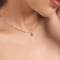 Blue Evil Eye Necklace - Onira Jewels