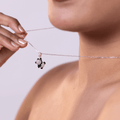 Pavé Panda Charm Necklace - Onira Jewels