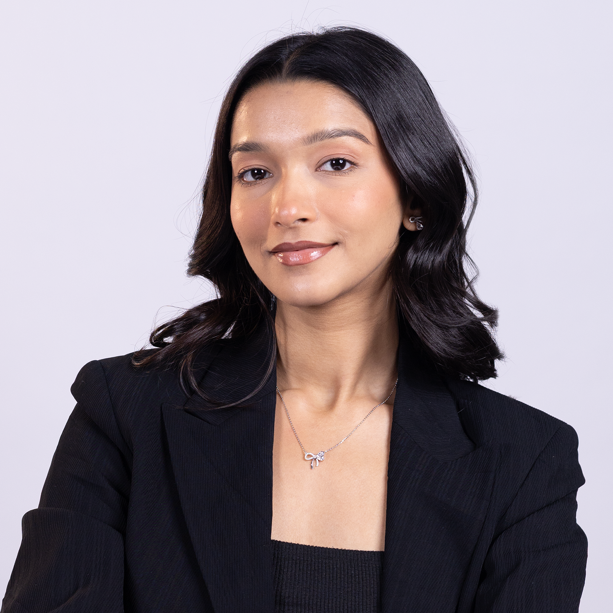 Infinity Bow Pendant Necklace