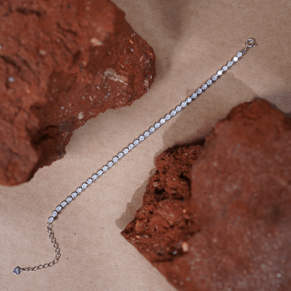 Elara Spark Line Bracelet - Onira Jewels