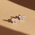 Butterfly Spark Stud Earrings