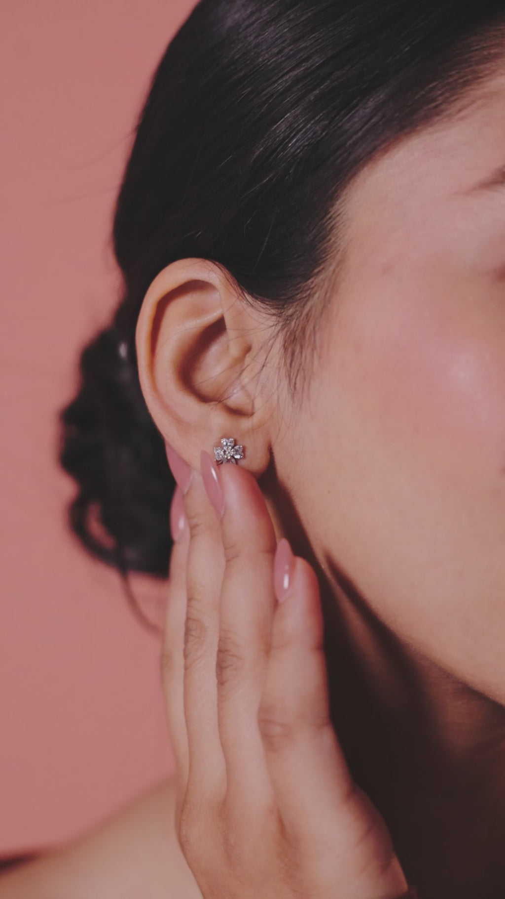 Petite Floral Spark Studs