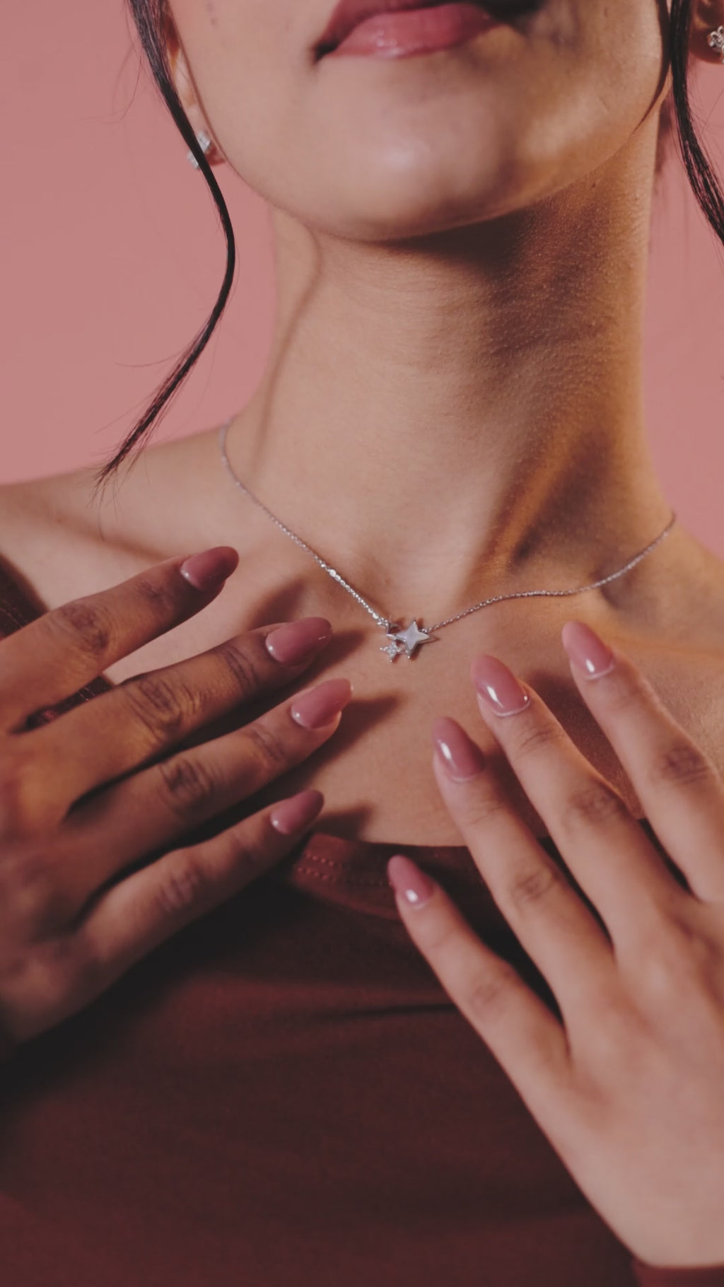 Star Cluster Charm Necklace