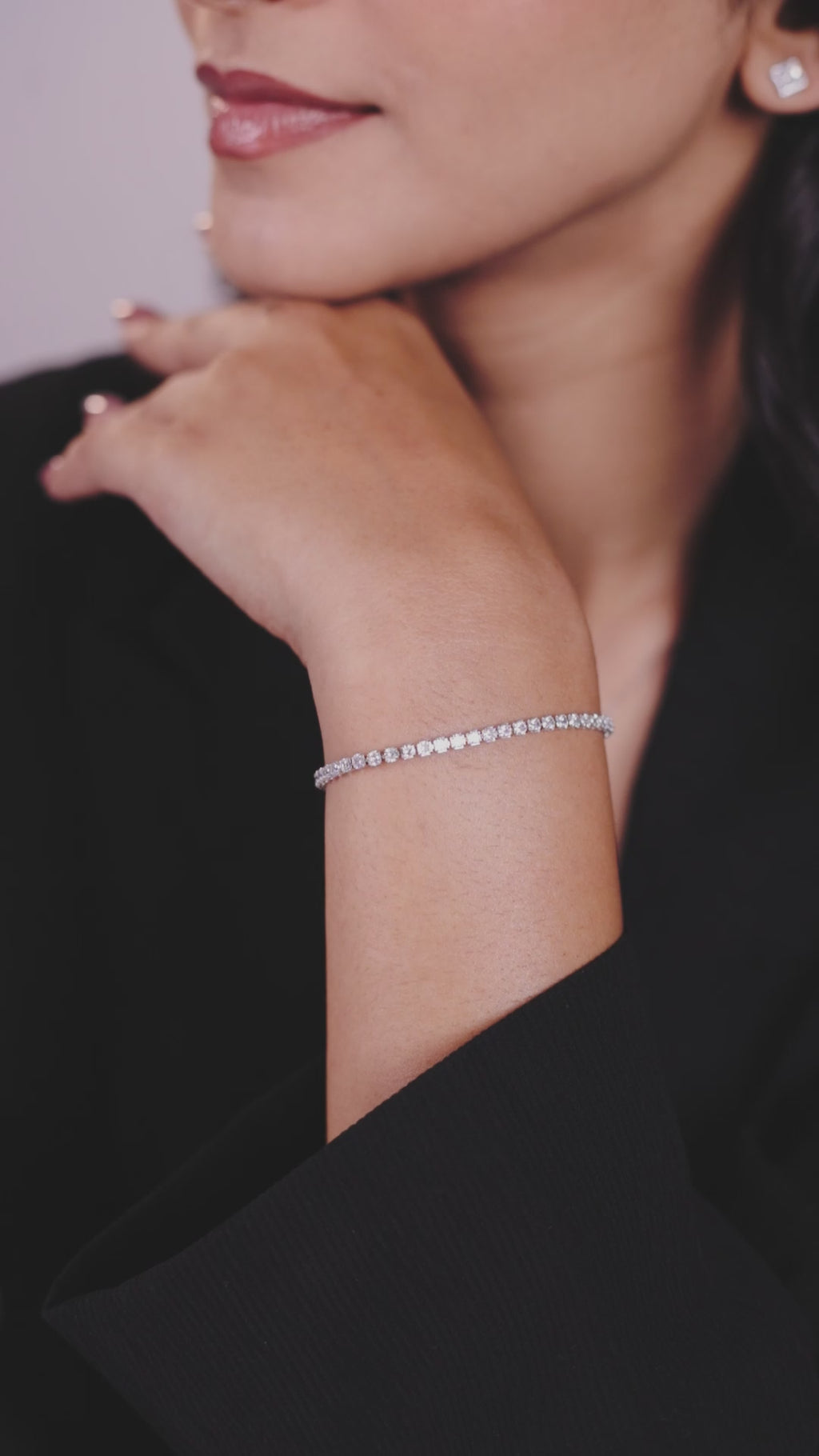 Radiant Line Tennis Bracelet