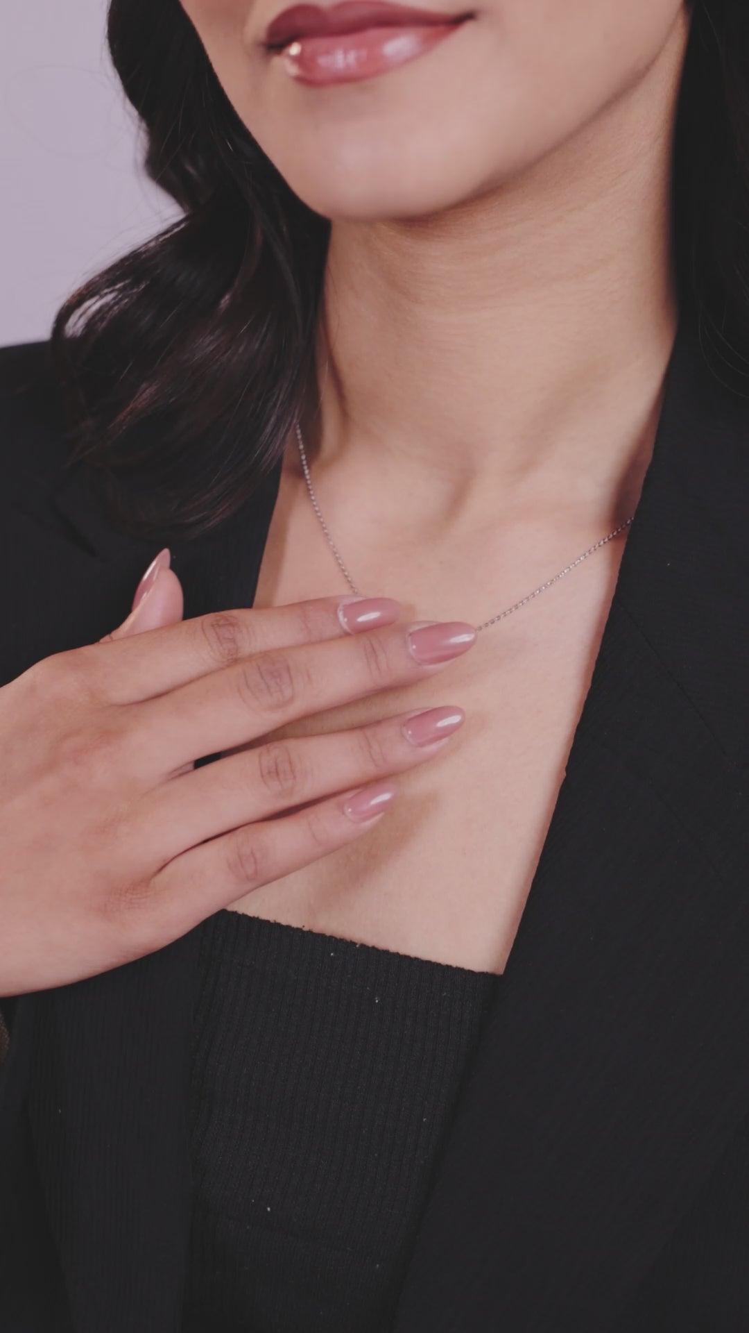 Infinity Bow Pendant Necklace