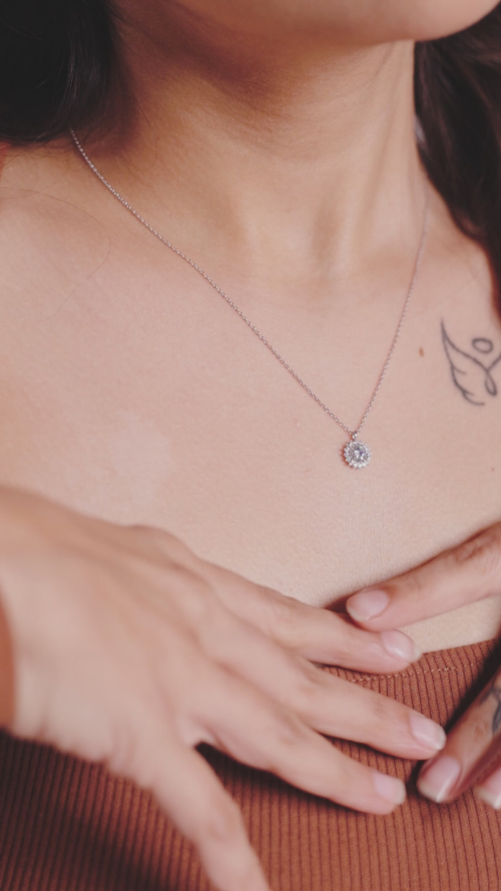 Radiant Halo Necklace