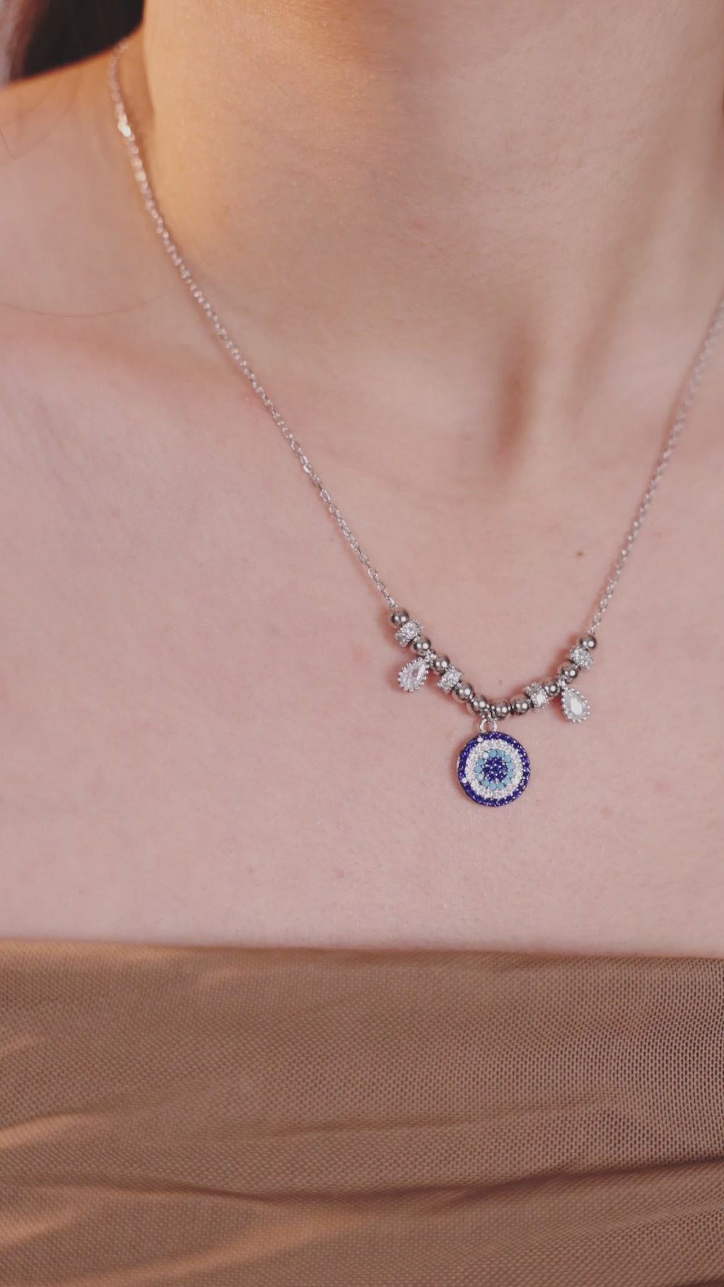 Evil Eye Bead Necklace