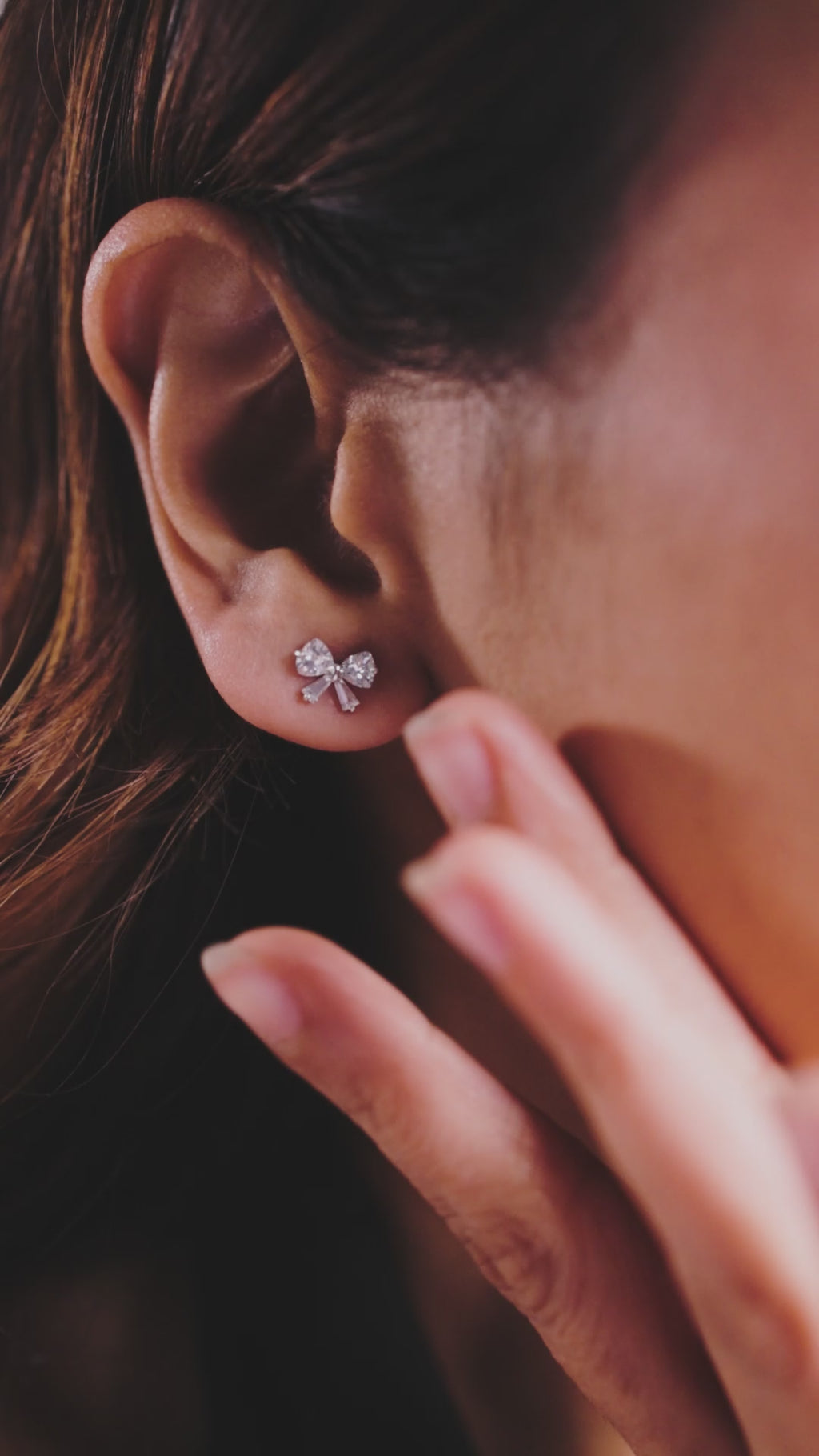 Petite Bow Stud Earrings